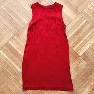 Steven Alan red satin shift dress. In great condition. Size 0, fits a size small